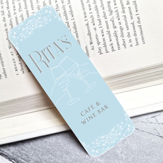 SJM Rita's Laminated Bookmark