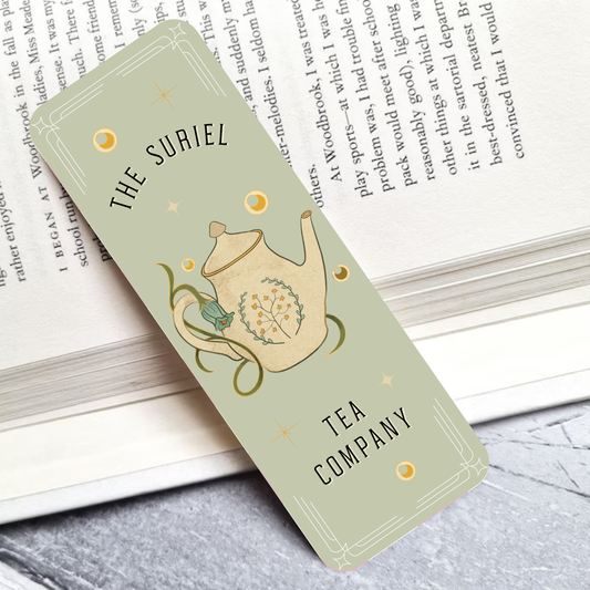 SJM Suriel Tea Co Laminated Bookmark