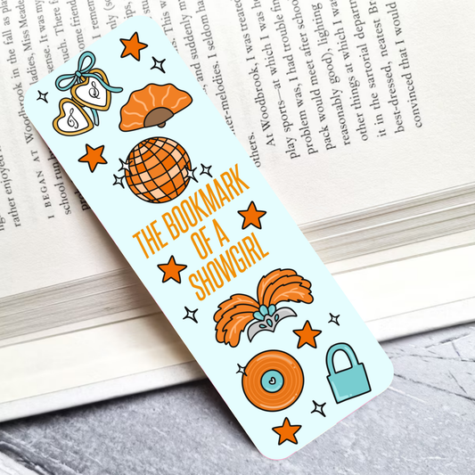 TS Bookmark of a Showgirl Laminated Bookmark
