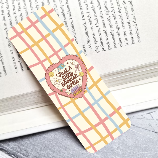 Silly Bookish Girlie Laminated Bookmark