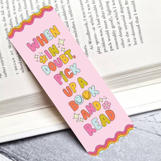 When In Doubt Laminated Bookmark