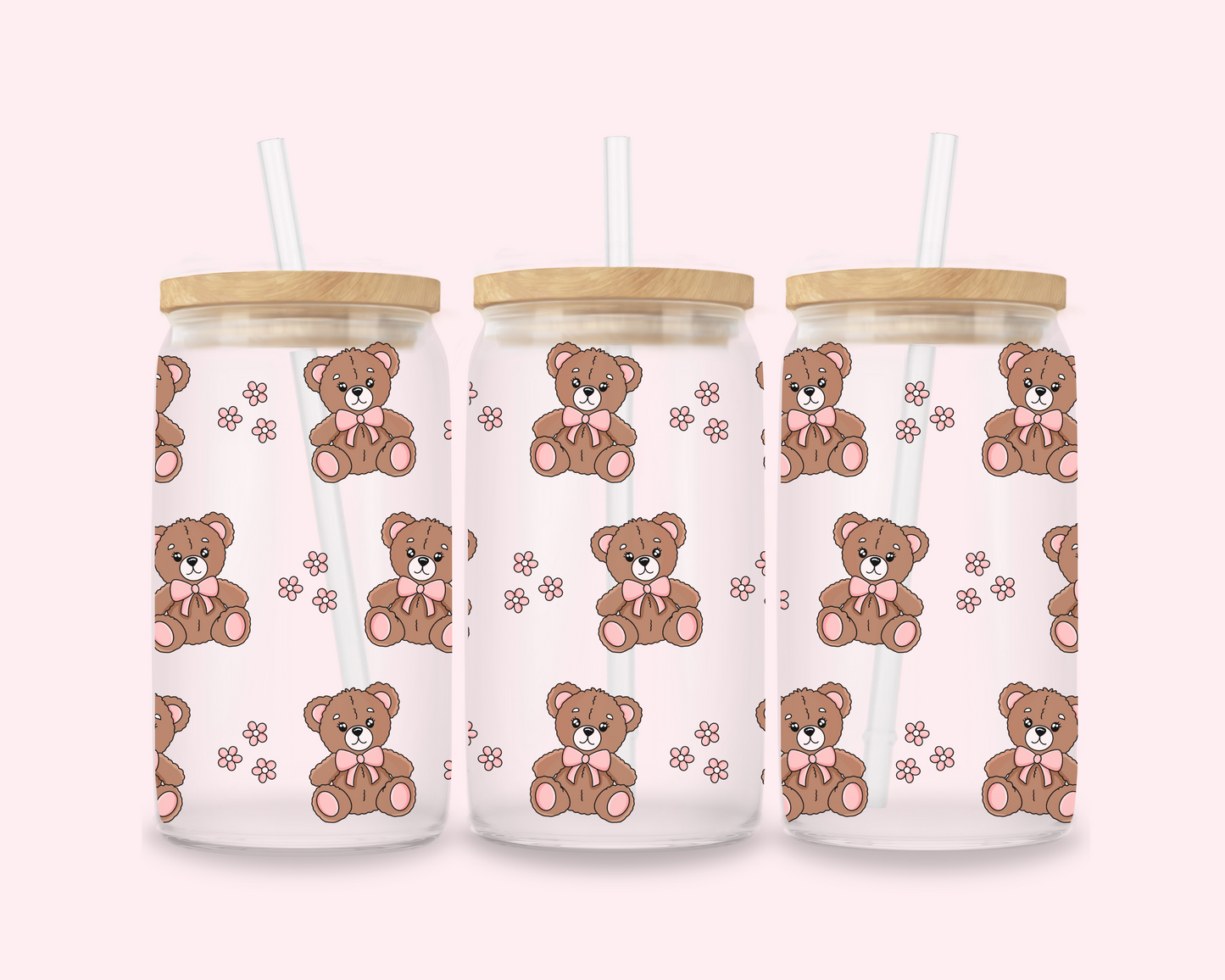Cuddle Club – Teddy Bear Glass Cup