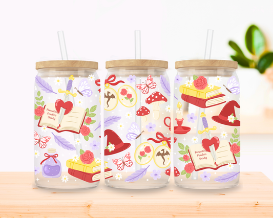 Fantasy Cottagecore Glass Cup
