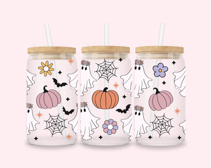 Ghosts & Webs Glass Cup