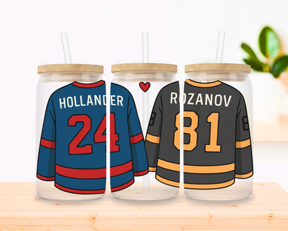 HR Jerseys Glass Cup
