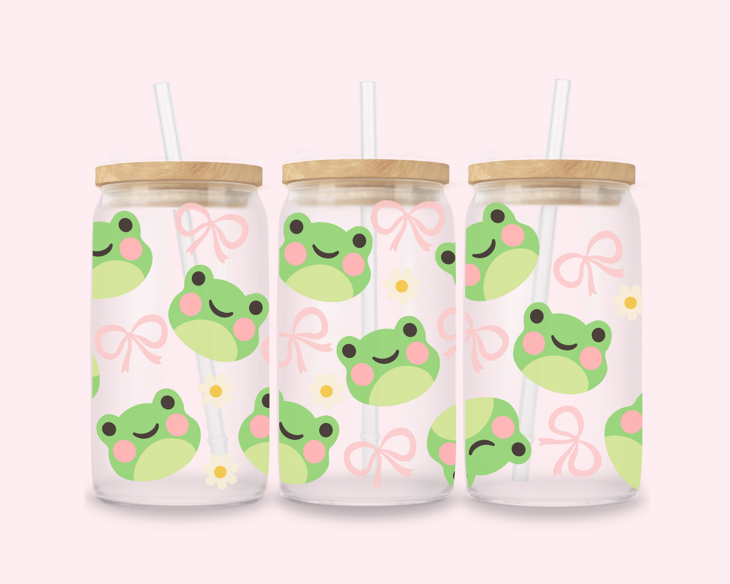 Lil Froggie Friend – Frog Glass Cup