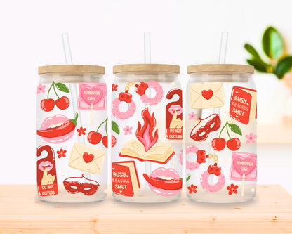 Smutty Romance Glass Cup
