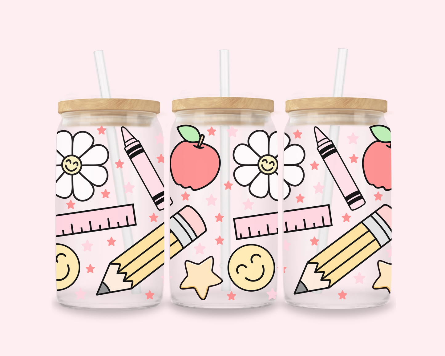 Stationery Glass Cup