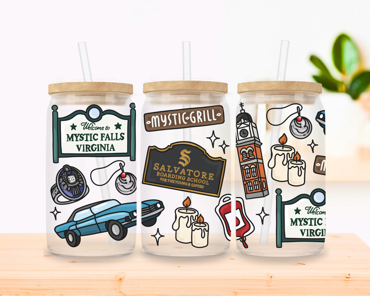 TVD Mystic Glass Cup