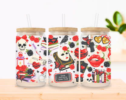 Falling For The Villian Glass Cup