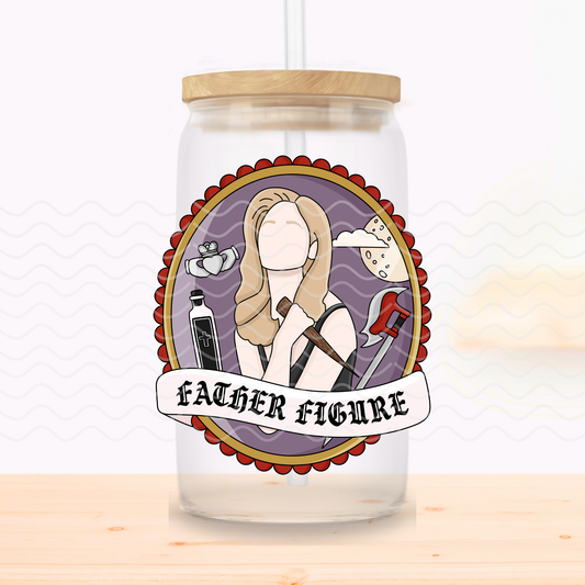 BFY Father Figure Glass Cup