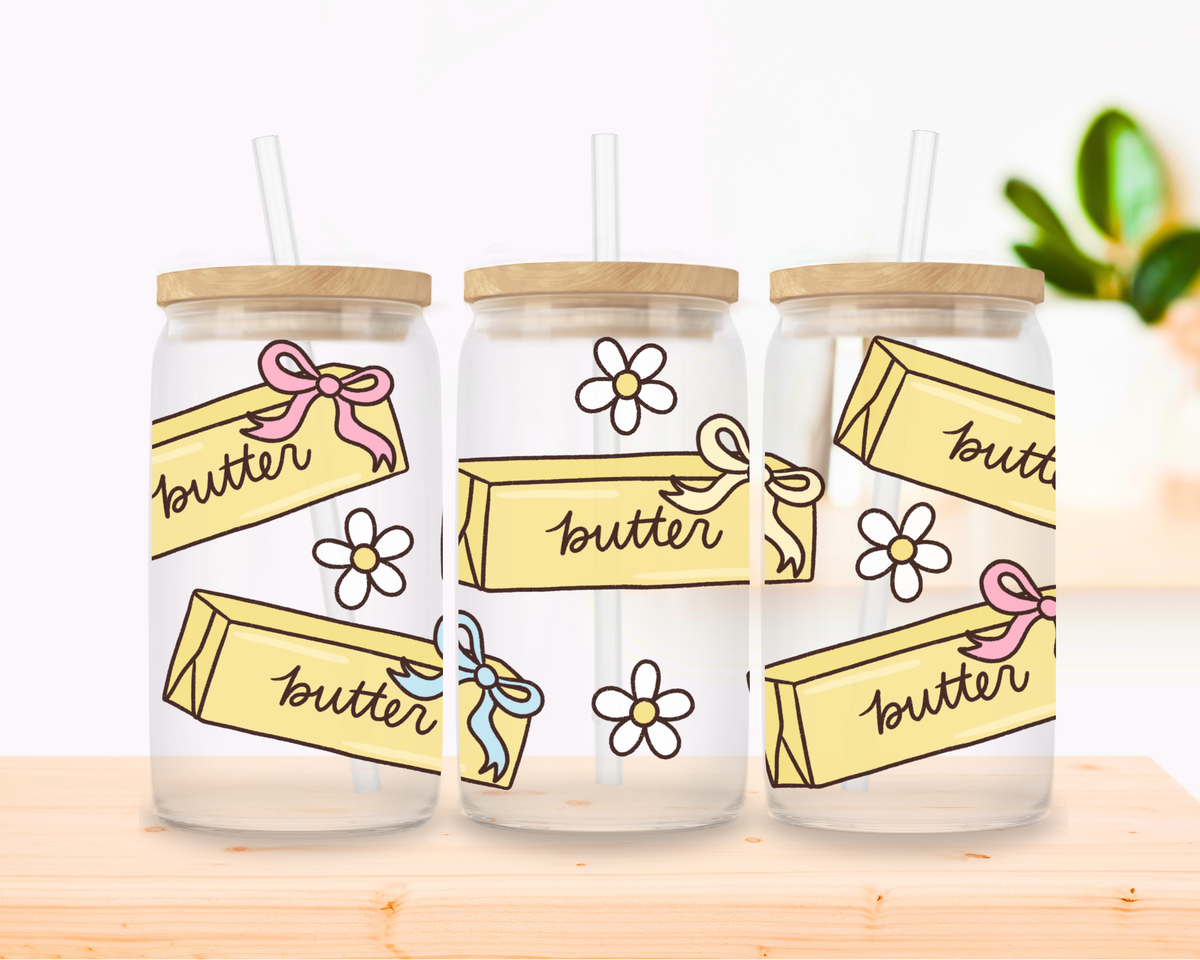Butter Glass Cup