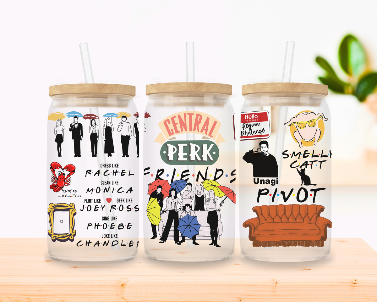 Central Perk Glass Cup