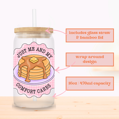 Comfort Carbs Glass Cup