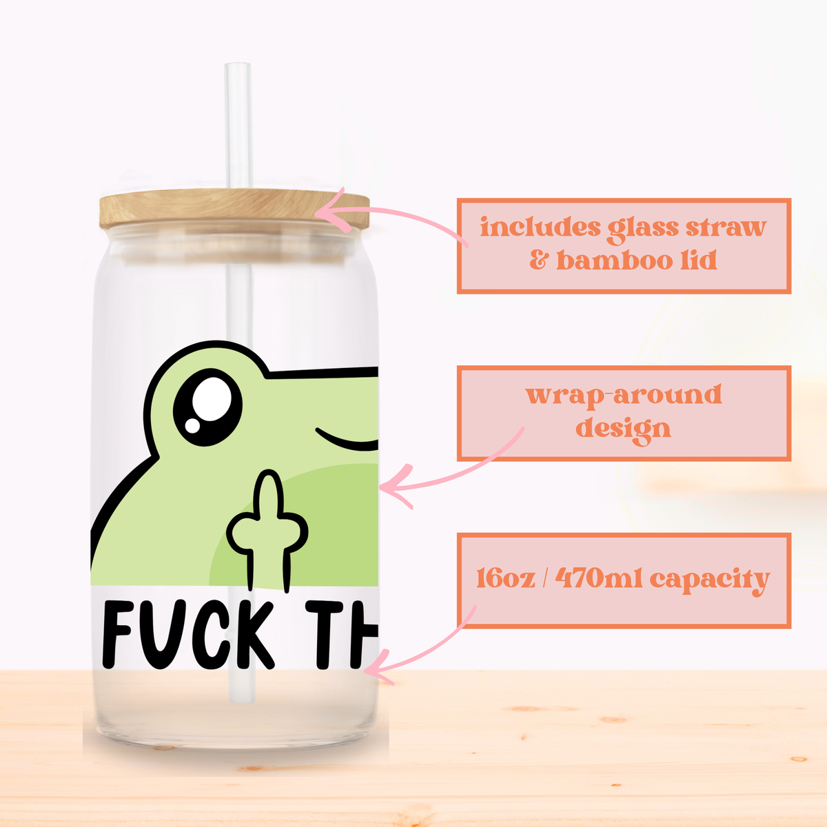 Fuck This Shit Glass Cup