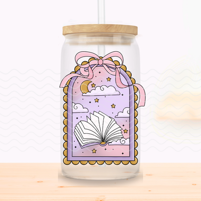 Midnight Reader Frame Glass Cup