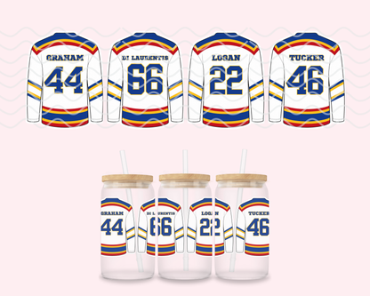 OC Jerseys Glass Cup