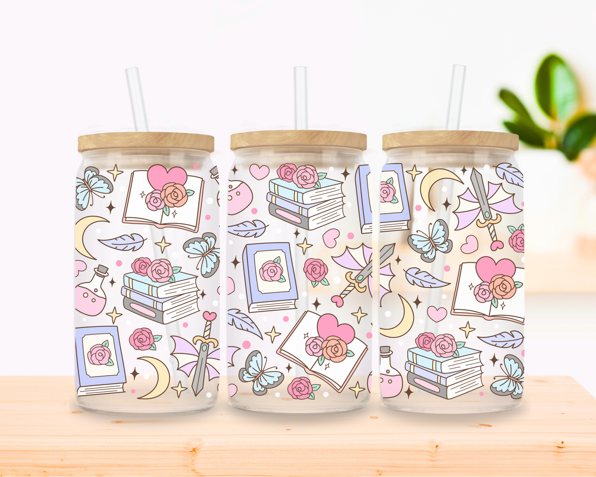 Pastel Romantasy Glass Cup