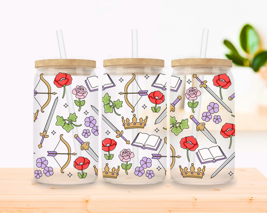 Pretty Little Daggers Glass Cup