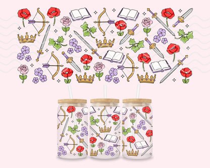 Pretty Little Daggers Glass Cup