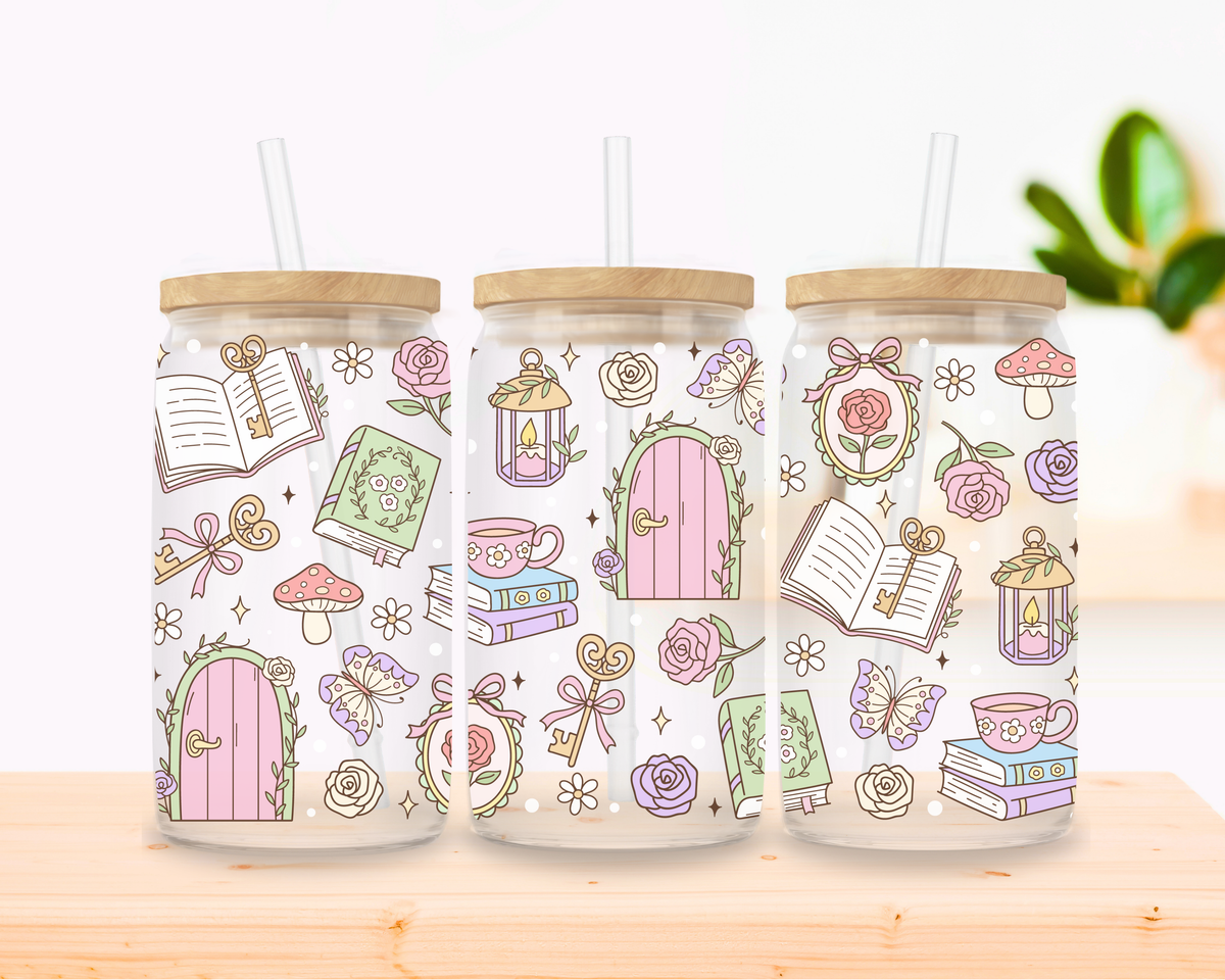 Secret Garden Glass Cup