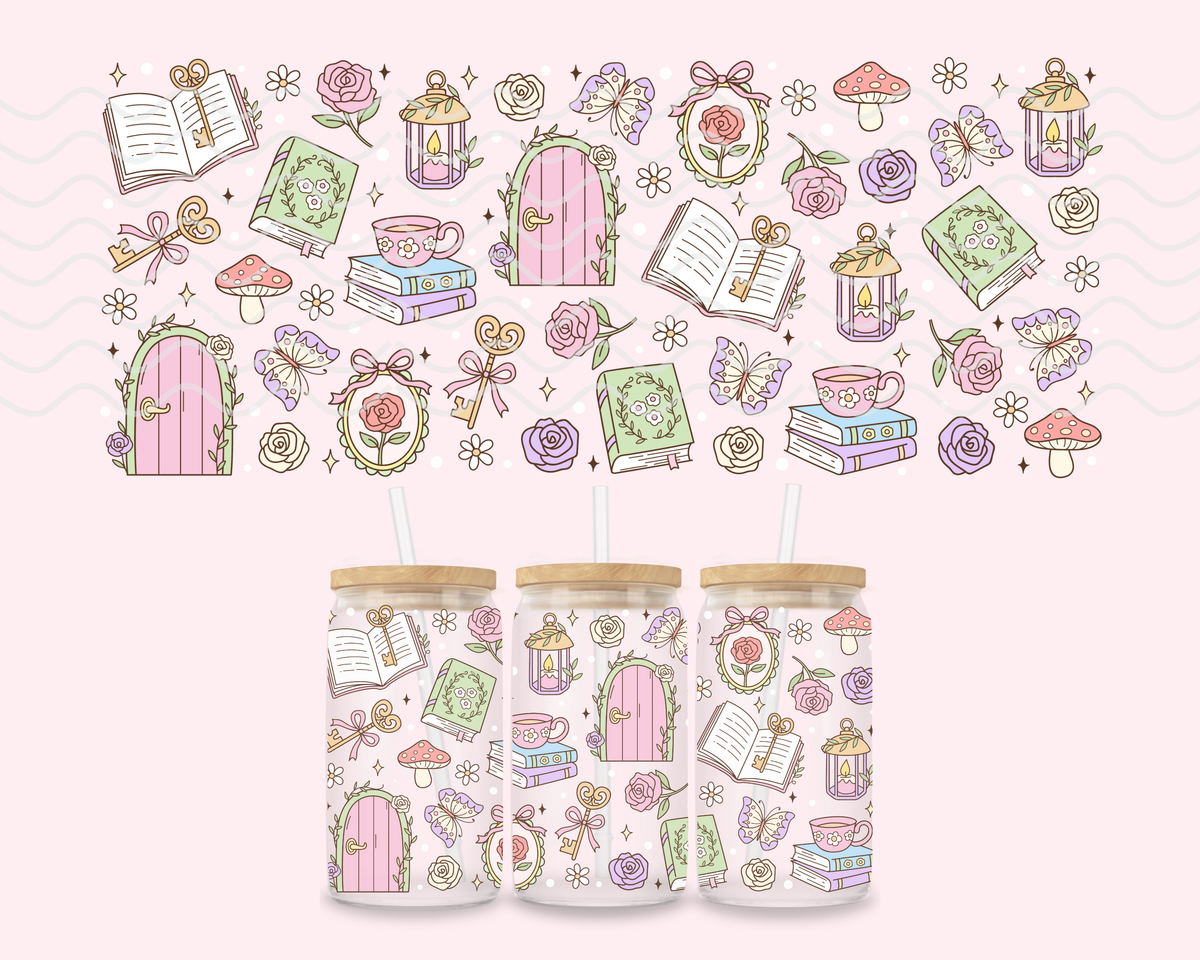 Secret Garden Glass Cup