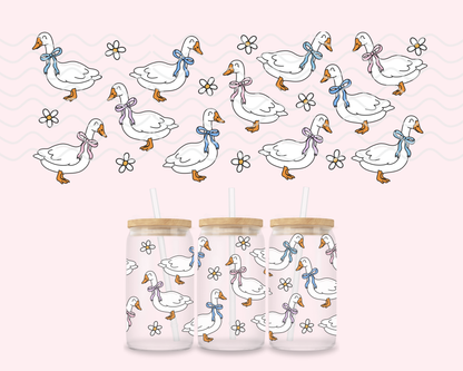 Silly Goose Glass Cup