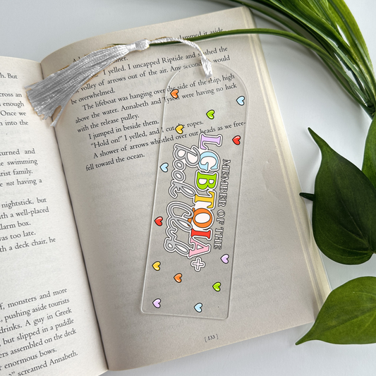 LGBTQIA Book Club Acrylic Bookmark