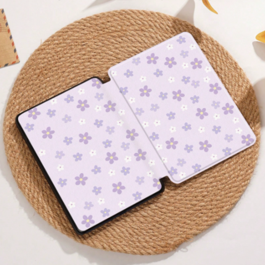 Lilac Daisies Kindle Flip Case