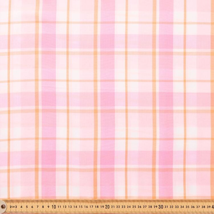 MAISIE | Pink Peach Plaid