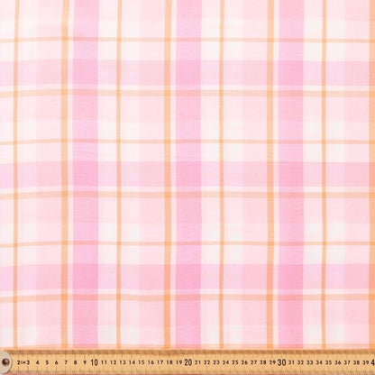 MAISIE | Pink Peach Plaid