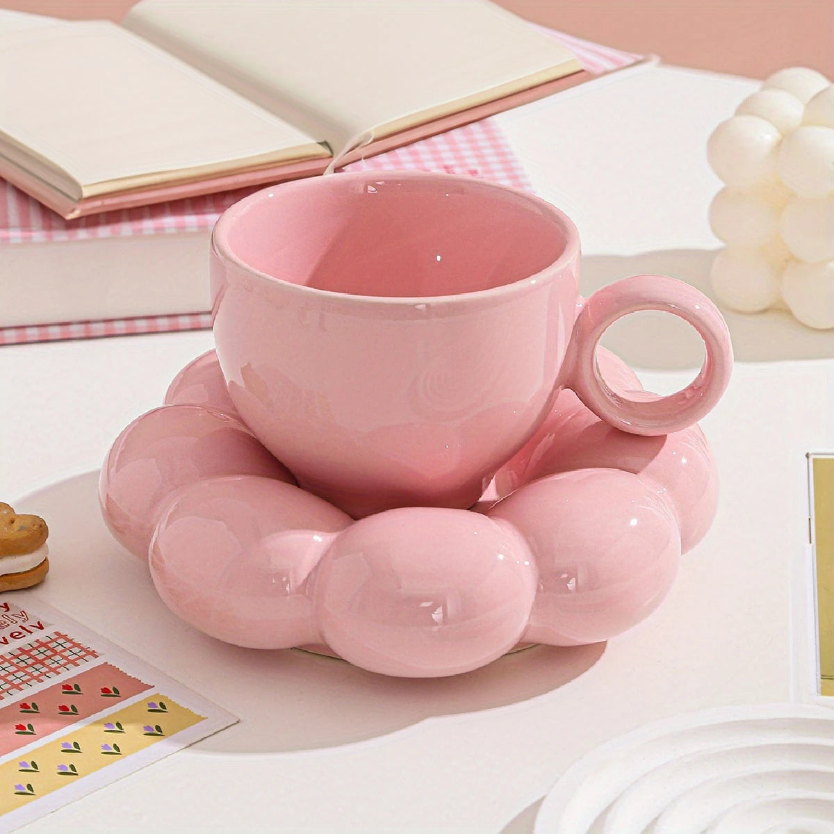 Bubble Mug & Saucer Set