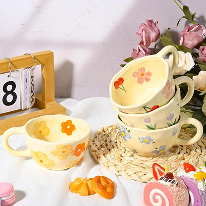 Dainty Florals Ceramic Mugs