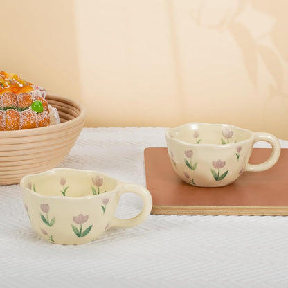 Dainty Florals Ceramic Mugs
