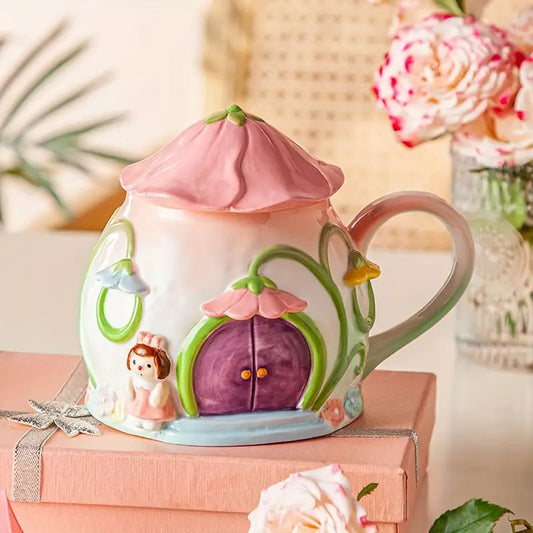 Fairy House Ceramic Mug Set