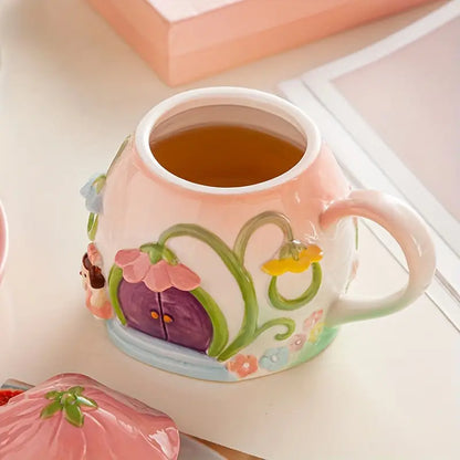 Fairy House Ceramic Mug Set