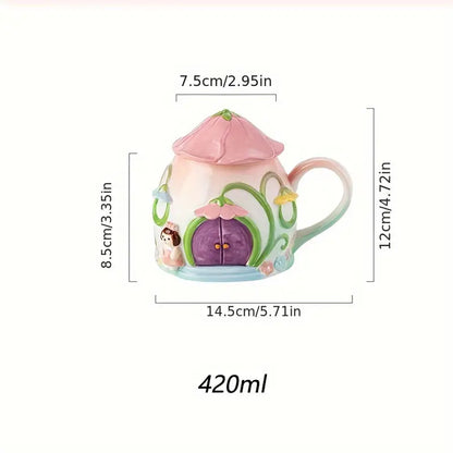 Fairy House Ceramic Mug Set