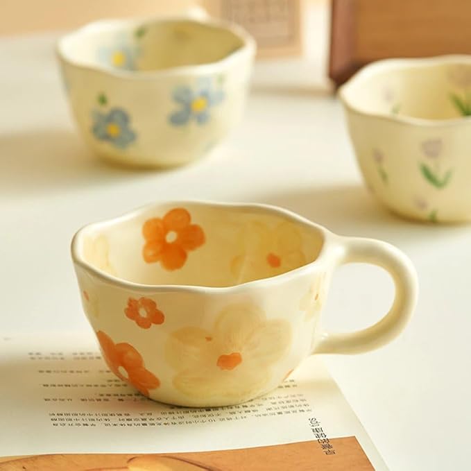 Dainty Florals Ceramic Mugs