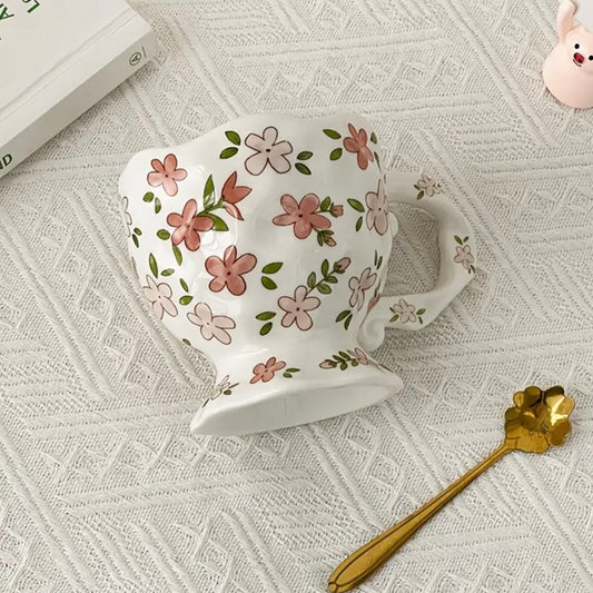 Vintage Florals Ceramic Mug