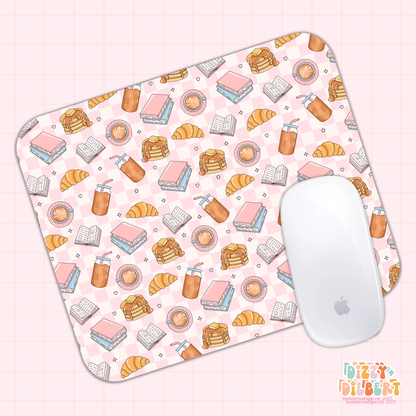 Books & Brunch Mouse Pad