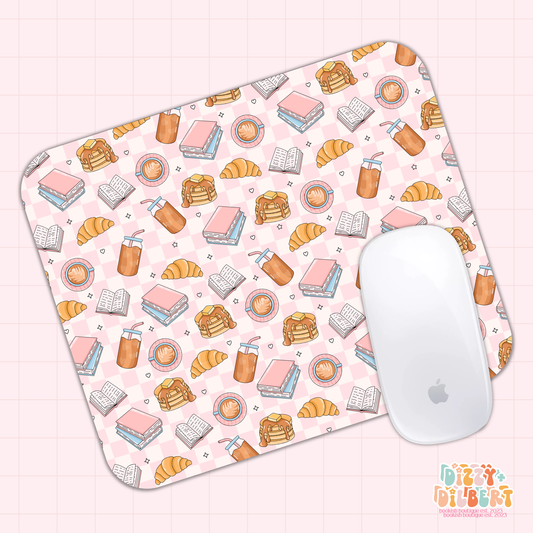 Books & Brunch Mouse Pad