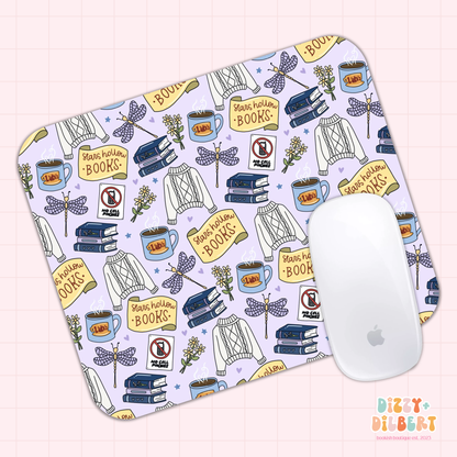 GG Stars Hollow Books Mouse Pad