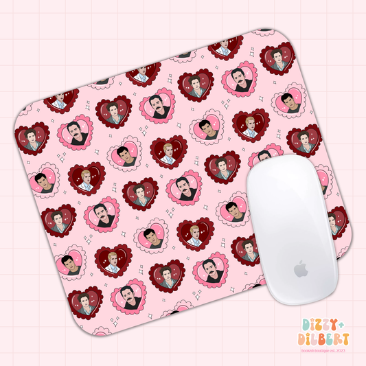 TW Vampy Hearts Mouse Pad