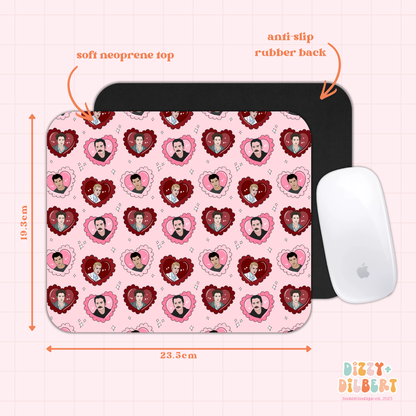 TW Vampy Hearts Mouse Pad