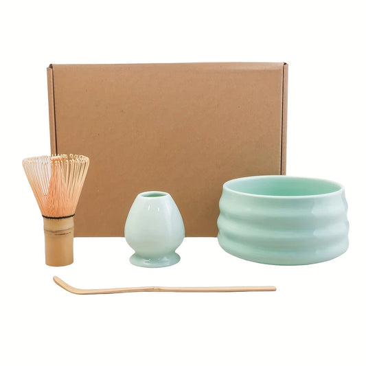 Soft Teal 4pc Matcha Set