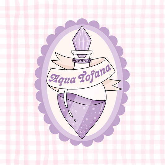 Aqua Tofana Permanent Decal