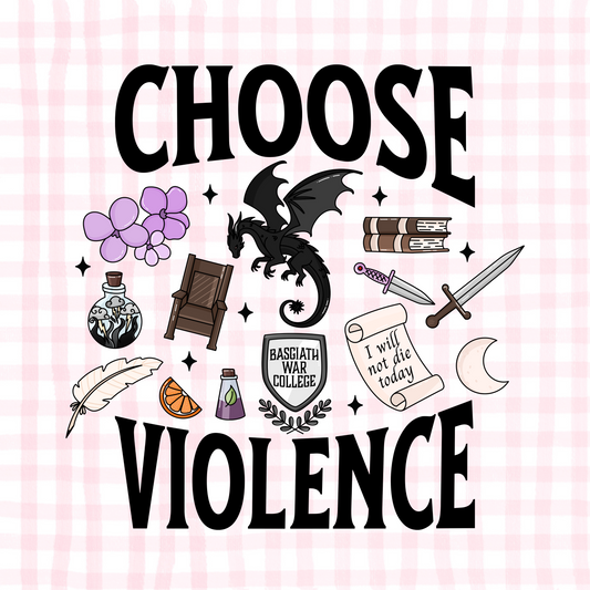 FW Choose Violence Permanent Decal