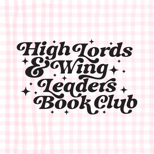 High Lords & Wingleaders Book Club Permanent Decal