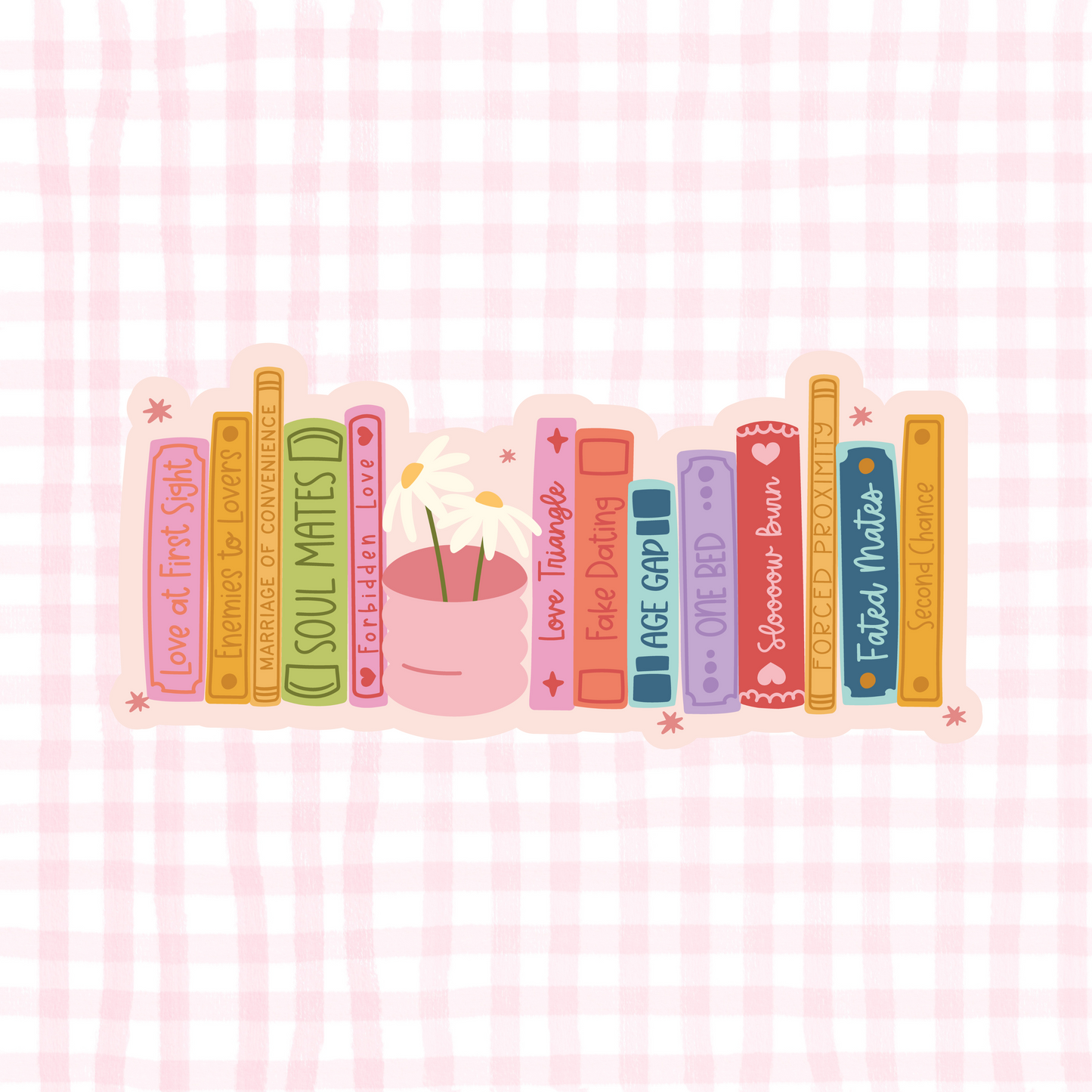 Romance Tropes Permanent Decal