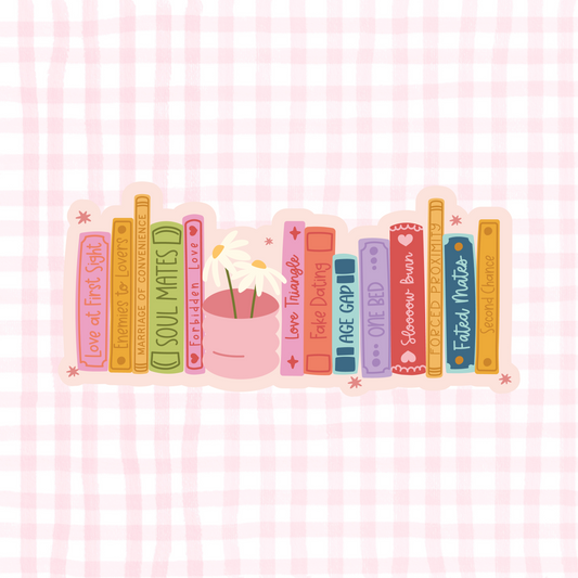 Romance Tropes Permanent Decal